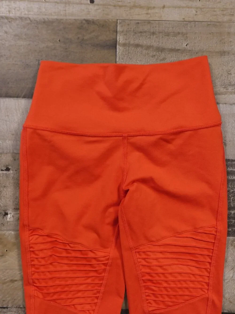 ALO Yoga High Waist Moto Legging Women’s Small Bright Red‎ Orange